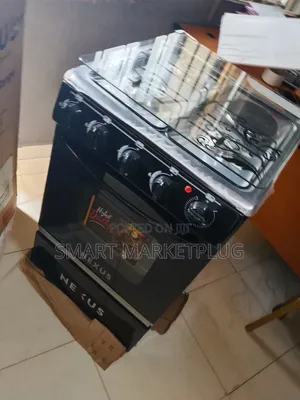 New in Nx-5055 Nexus 3+1 Electric Gas Cooker With Hotplate (1000w)