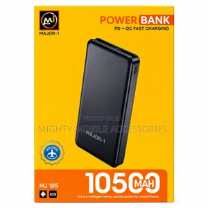 MAJOR 1 10500mAh Power Bank – Dual USB Fast Charging