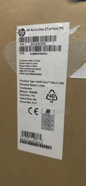 New Desktop Computer HP AiO 27 16GB Intel Core Ultra 5 SSD 1T