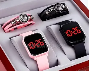 Couple LED Digital Watch Gift Set