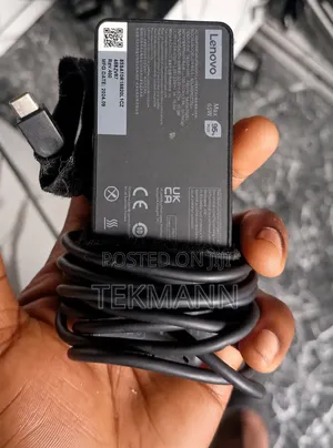 Original Lenovo 65W USB-C Type-C Laptop Charger –Fast Charging Adapter