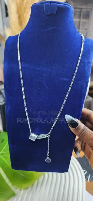Sterling Silver Drop Chain Necklace