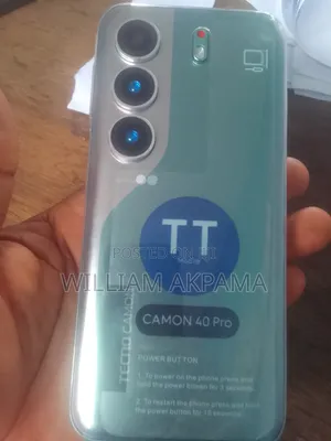 Tecno Camon 40 Pro 4G 256 GB Silver