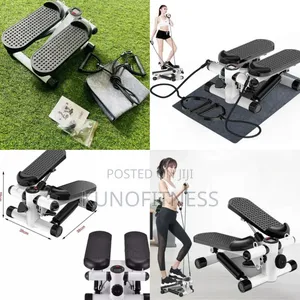 Mini Stepper With Bands – Cardio Toning Machine