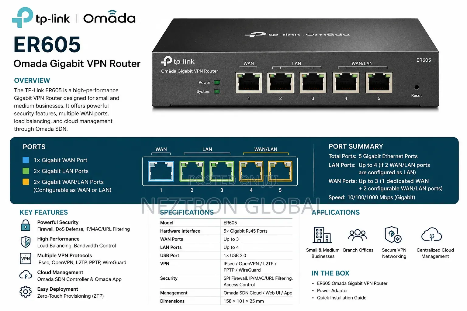TP-Link ER605 VPN Router