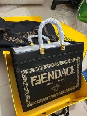 Fendi Sunshine Roma Leather Tote Bag