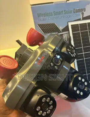 High Quality 3lense Rotate V380 Triple Lens PTZ Solar Camera