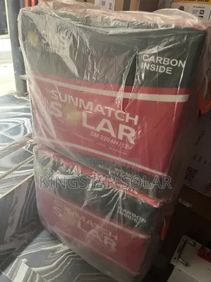 SUNMATCH SOLAR 220Ah 13V Tubular Battery