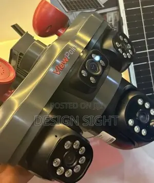 High Quality 3lense Rotate V380 Triple Lens PTZ Solar Camera