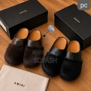 Amiri Fur Mules