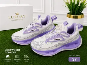 Purple and White Colour Sneakers for a Kids