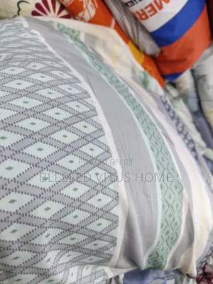 Grey Mint Green Geometric Bedspread Material