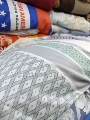 Grey Mint Green Geometric Bedspread Material