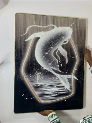 Modern LED-Style Crystal Acrylic Wall Frame 60 by 80cm.