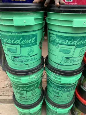 20-Liter Buckets of President Paint