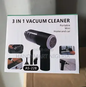 3-in-1 Portable Mini Vacuum Cleaner (Model: AS-228) 10% OFF