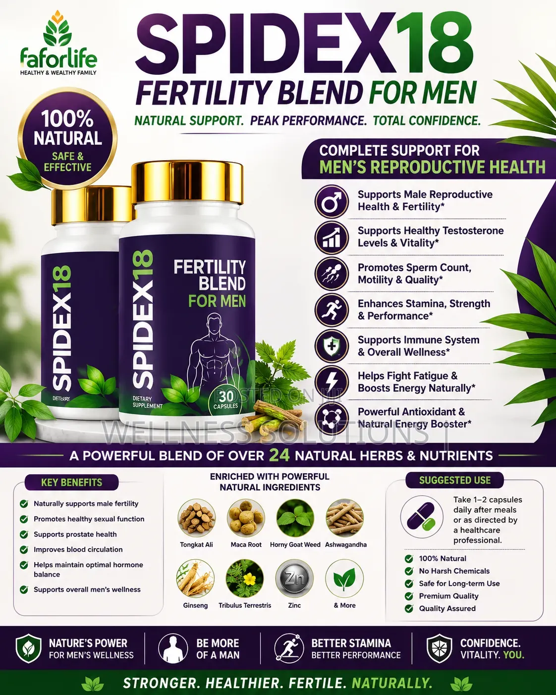 Spidex 18 Men Fertility Booster