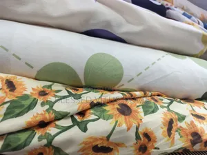 Egyptian Sunflower Design Bedspread Material