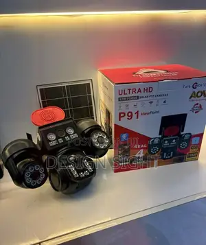 4 Lens 4g/E Sim AI Solar Camera Ultra HD