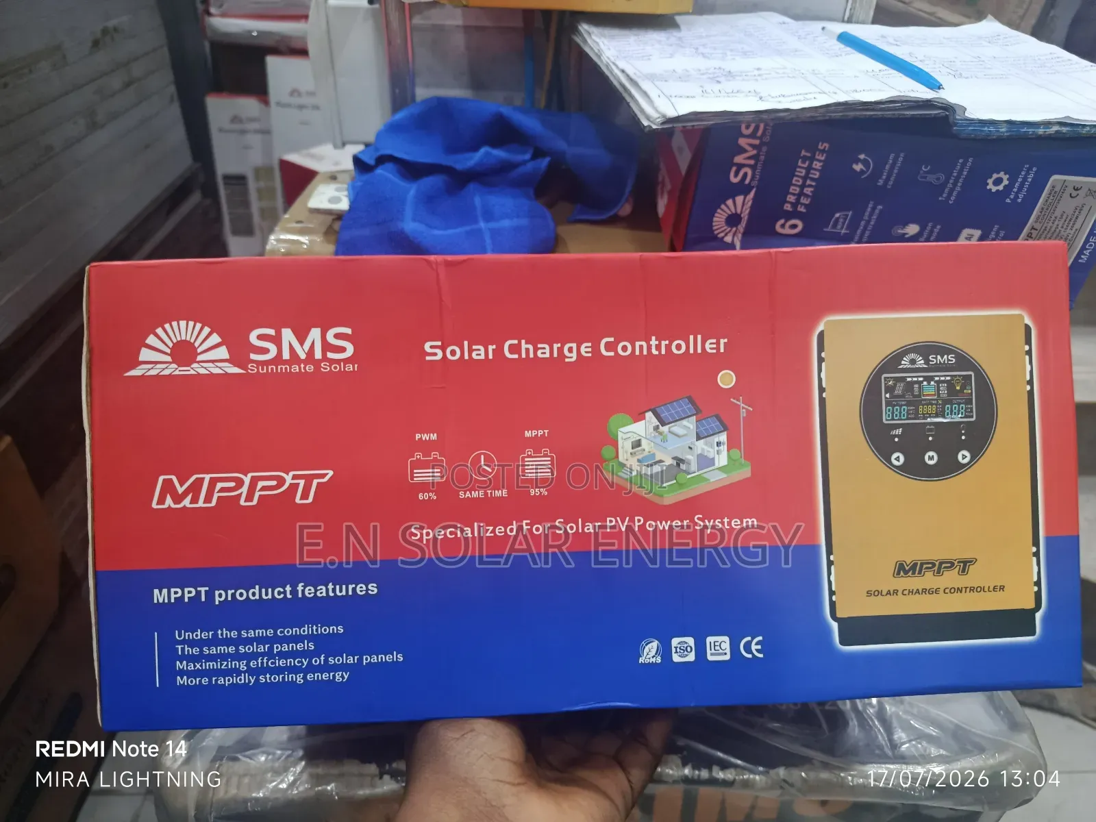 100a SMS MPPT Charge Controller