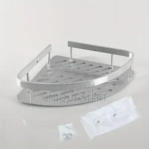 Wall Mounted Aluminum Corner Shelf for Bathroom Organizer