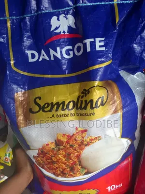 Dangote Semolina 10kg Bag a Taste to Treasure and Pure Semolina