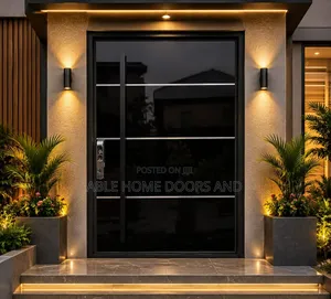 Local Made Pivot Door 5f.t by 8ft With Aluminium Composite