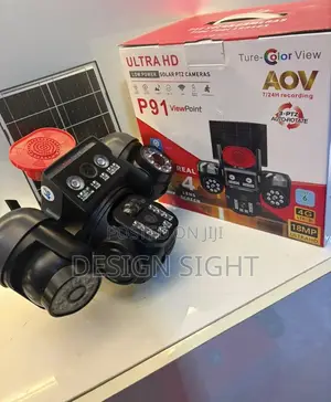 4 Lens 4g/E Sim AI Solar Camera Ultra HD