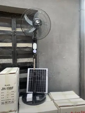 Solar Rechargeable Fan