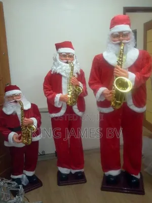 Dancing Santa Claus for Christmas Stage – Festive Enttmnt Decoration