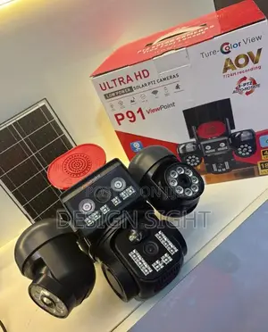 4 Lens 4g/E Sim AI Solar Camera Ultra HD