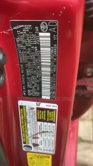 Toyota Corolla 2012 Red