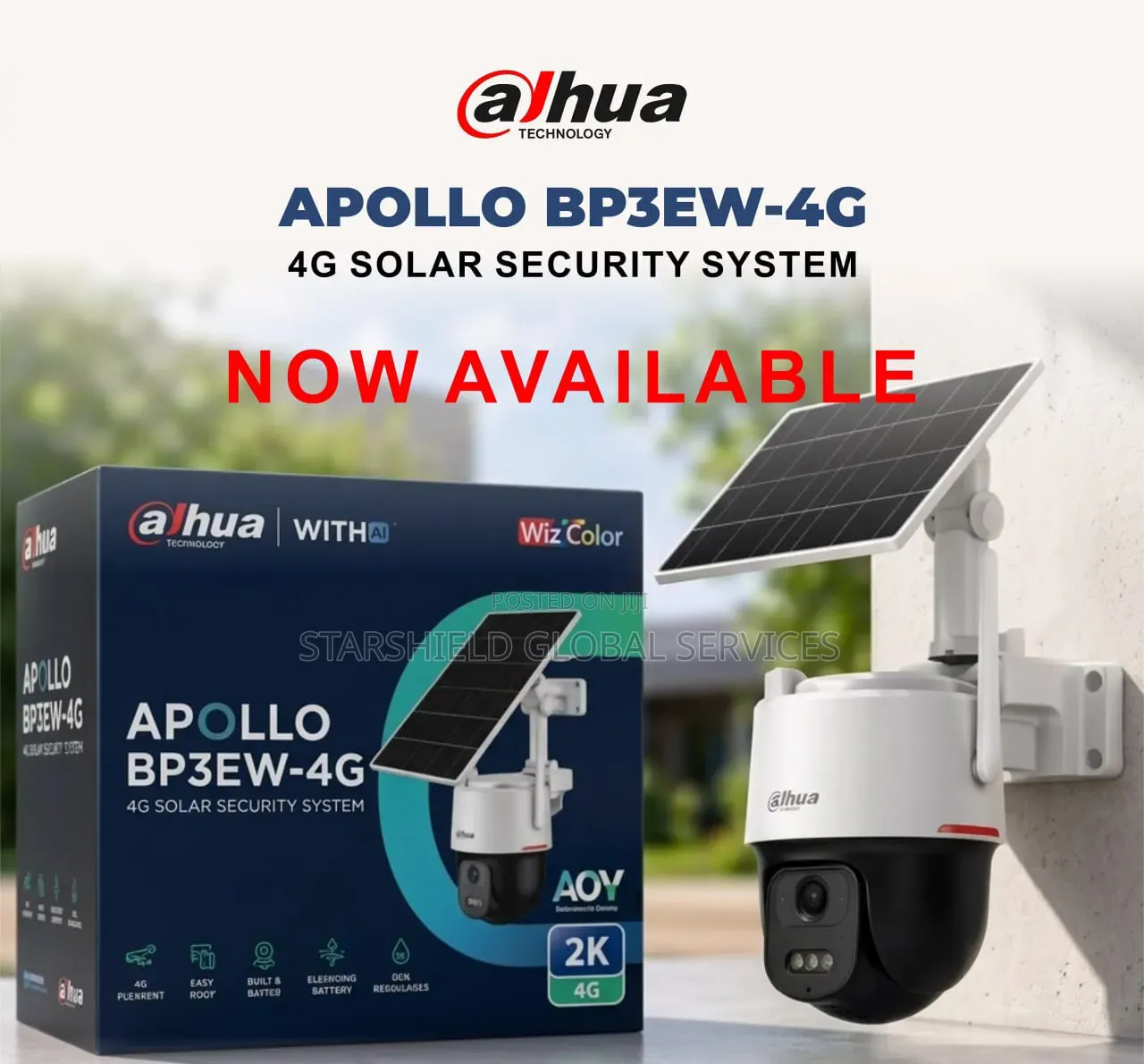 Double Solar Powered Camera