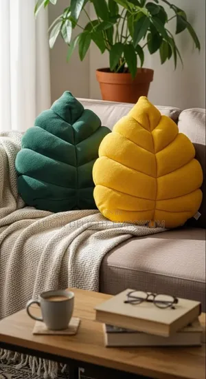 Luxury Leaf Throw Pillow –Add Nature-Inspired Elegance to Your Home
