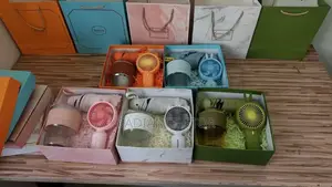 Gift Box With Umbrella, Rechargeable Handy Fan, Mug and Straw