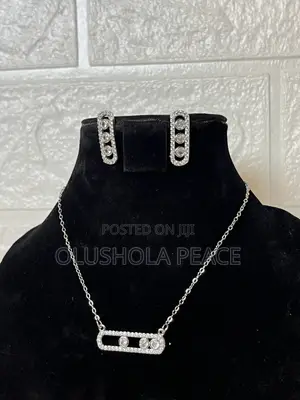 Non Tarnish Stainless Steel Earring and Chain