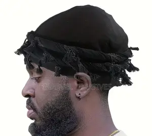 1pc Tassel Turban, Vintage Twist Head Wraps Durag for Men Women