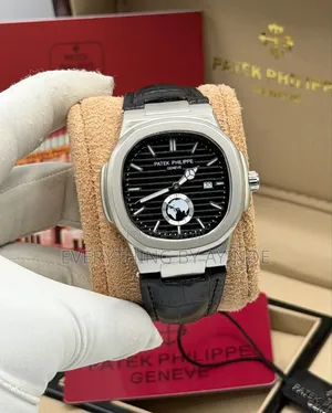 Patek Philip Chuwad Leather Down Seconds Black With Black Face