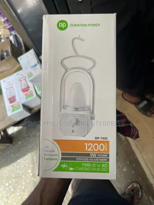 DP 1200mah LED Portable Rechargeable Lantern