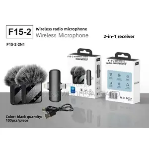 F11-2 Wireless Microphone Set Features a 3-in-1 Receiver Compatible