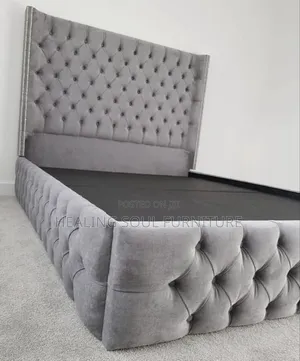 Sofa Draft and Tufted Bed