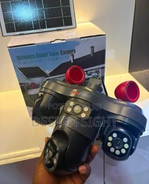 3-Lens Rotating 360 4G Solar Powered Outdoor Security CCTV Camera