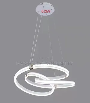 Modern 3-Ring Intertwined LED Chandelier–Adjustable Ceiling Hanging