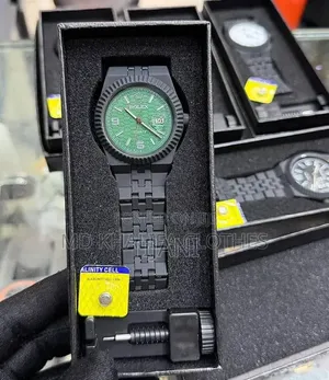 Luxury Black Analog Wrist Watch