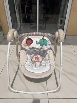 Imported Solid Musical Baby Swing With Rattles