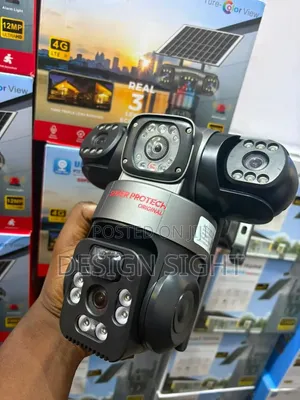 Triple Lens 4G Solar CCTV Camera