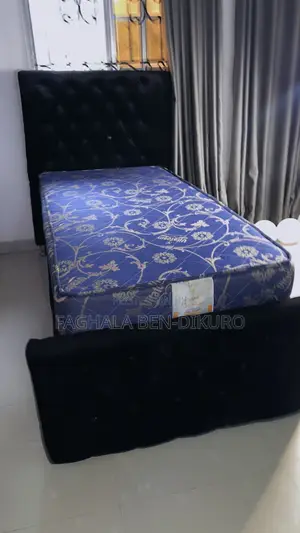 Bed-Frame and With Side Stool With Inner Stand