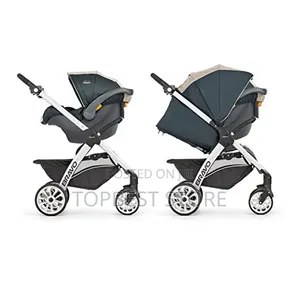 BABY JOY Foldable Tandem Stroller, Twin Pram - Babyjoy