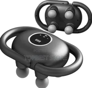 Rechargeable 4-Head Fascia Massage Gun for Deep Tissue, Waist