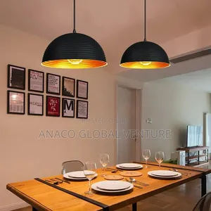 Pendant Light Black Body With Bulb
